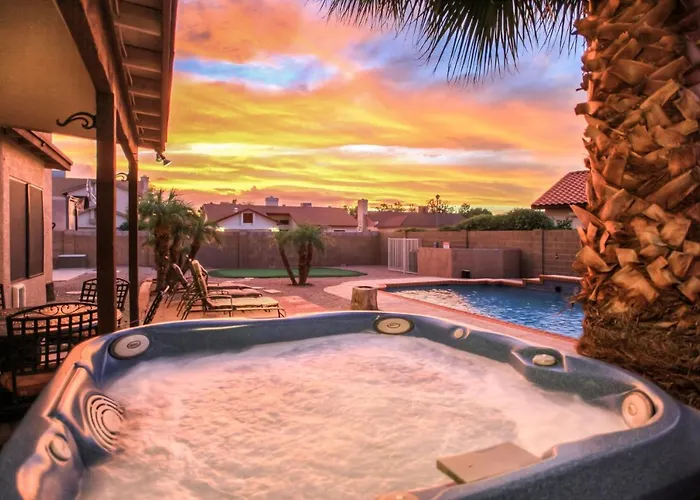 Backyard Playground Golf Sport Court Hot Tub